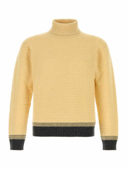 Zegna - Yellow Turtle Neck Sweaters (M)