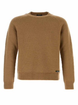PRADA - Brown Crew Neck Sweaters (XL)