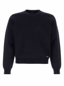 PRADA - Navy Blue Logo Sweaters