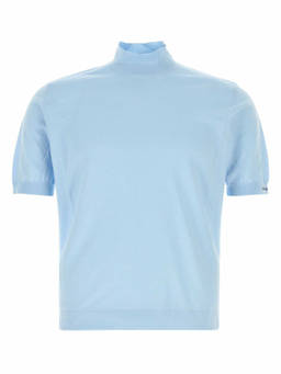 PRADA - Light Blue Regular Sweaters