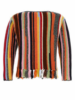 PRADA - Multicolour Crew Neck Sweaters