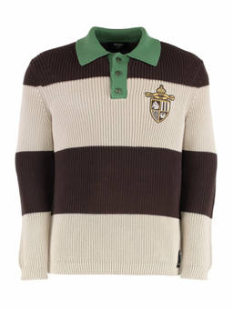 Fendi - Multicolour Stripes Polo Sweater