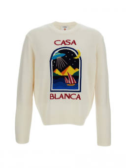 Casablanca - Off White Knitted Sweater