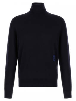 Dolce&Gabbana - Navy Turtle Neck Sweater