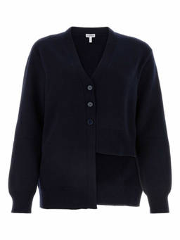 Loewe - Midnight Blue Wool Cardigan (XS)