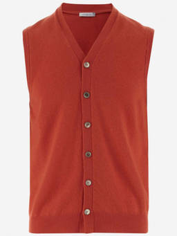 Malo - Rust Loose Fit Gilet (L)