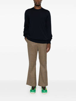 Golden Goose - Golden Genuine Leather Navy Blue Deen Sweater (L)