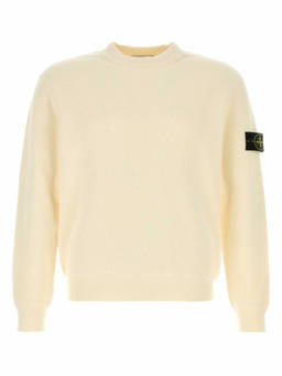 Stone Island - Off White Logo Sweaters