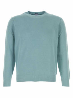 Fedeli - Light Blue Solid Sweaters