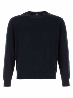Fedeli - Navy Blue Solid Sweaters (5XL)