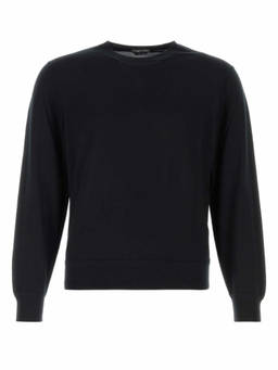 Tom Ford - Black Crew Neck Sweaters