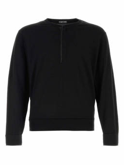 Tom Ford - Black Crew Neck Sweaters (M)