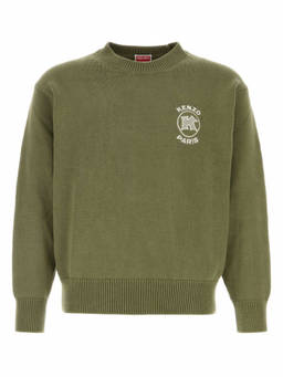 Kenzo - Khaki Crew Neck Sweaters