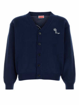 Kenzo - Blue V Neck Cardigans