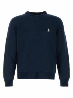 PRADA - Navy Blue Logo Sweaters