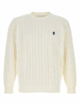 PRADA - Off White Logo Sweaters (2XL)