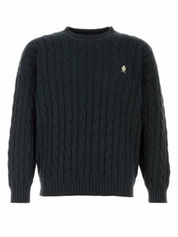 PRADA - Black Crew Neck Sweaters