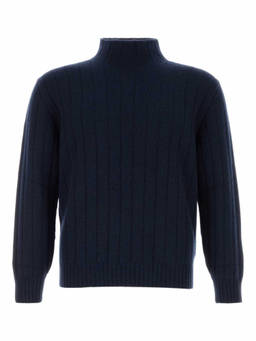 Brunello Cucinelli - Navy Blue Knitted Sweaters (XL)