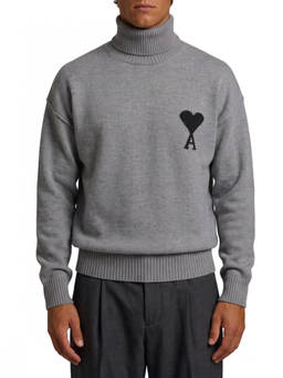 AMI Paris - Grey Turtle Neck Sweater