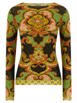 Etro - Multicolour Double-Layer Mesh