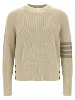 Thom Browne - Beige 4Bar Sweater
