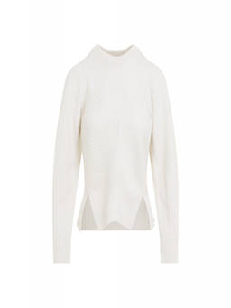 Alexander McQueen - White Crew Neck Sweater