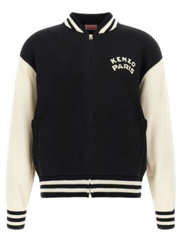 Kenzo - Black Band Collar Cardigan