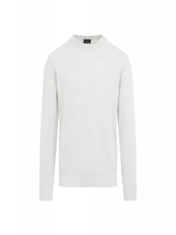 Brioni - White Round Neck Sweater