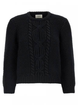 Saint Laurent - Black Crew Neck Sweater