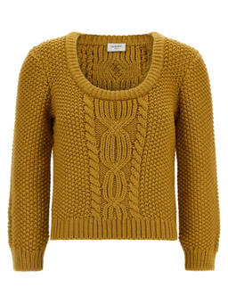Saint Laurent - Mustard Yellow Knitted Sweater (L)