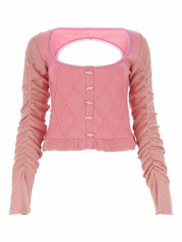 Cormio - Pink Cotton Blend Elena Sweater