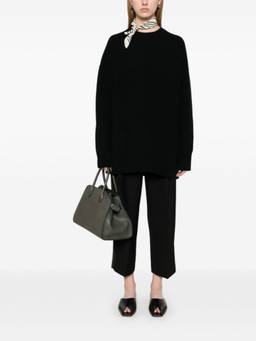 Toteme - Black Double Knit Sweater