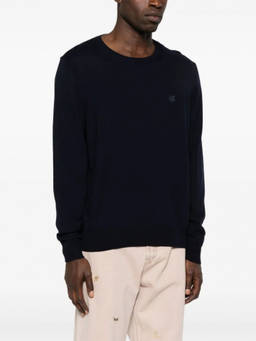 Etro - Navy Blue Logo Woolen Sweater