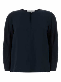 Max Mara - Navy Blue Round Neck Sweater