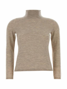Max Mara - Beige Turtle Neck Sweater