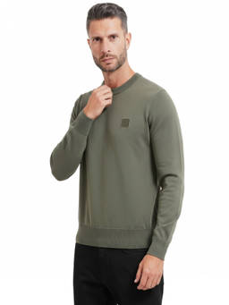Boss - Green Crew Neck Sweater