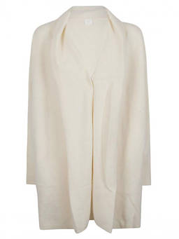 Ct Plage - White V-Neck Cardigan (M)