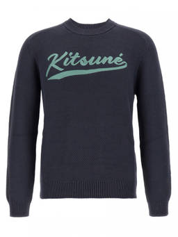 Maison Kitsune - Grey Varsity Sweater (L)