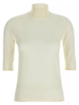 Max Mara - White Cecina Turtleneck Sweater
