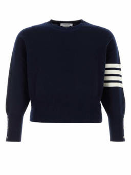 Thom Browne - Navy Blue 4-Bar Jumper