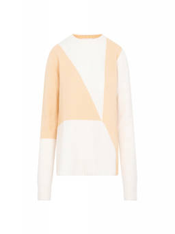 Jil Sander - Orange Long-Sleeved Wool Sweater