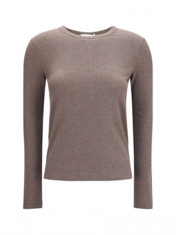 Max Mara - Brown Knitted Crew Neck Sweater