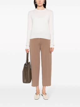 Lisa Yang - Beige Crewneck Wool Sweater