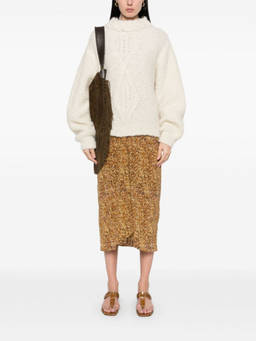 Isabel Marant - Beige Stand Collar Sweater
