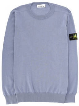 Stone Island - Blue Crew Neck Sweater