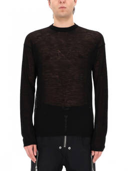 Rick Owens - Black Crew Neck Sweater