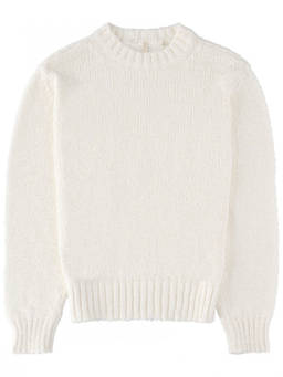 Sunflower - White Crew Neck Sweater