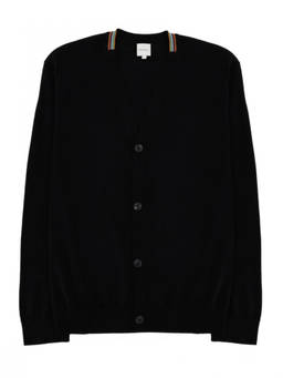 Paul Smith - Black V Neck Cardigan (L)