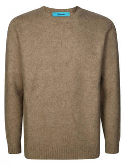 Drumohr - Brown Crew Neck Sweater