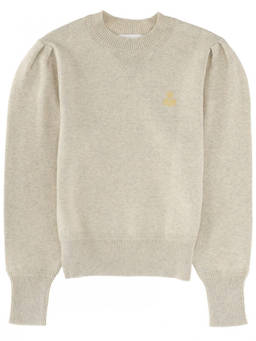 Marant Etoile - Beige Solid Crew Neck Sweater